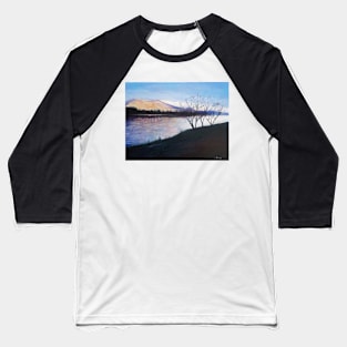 Night Lake Baseball T-Shirt